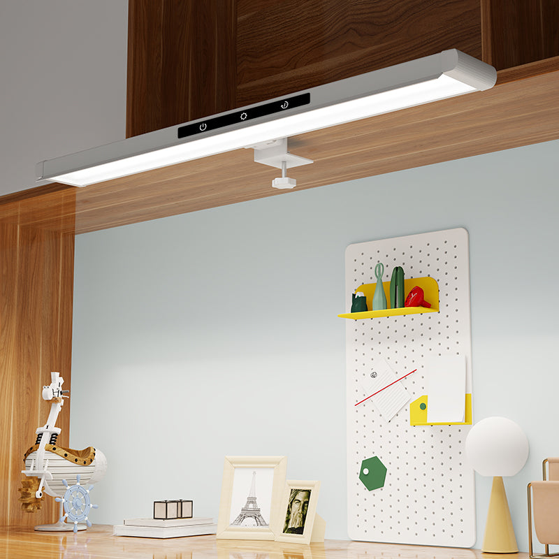 Mumpson J025 Clip-On LED Desk Lamp: Touch + Remote Control, 3 Adjustable Color Temperatures & Dimmable Lighting