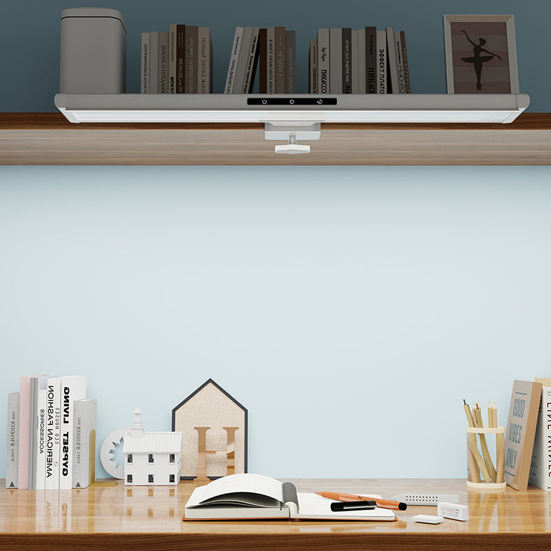 Mumpson J025 Clip-On LED Desk Lamp: Touch + Remote Control, 3 Adjustable Color Temperatures & Dimmable Lighting