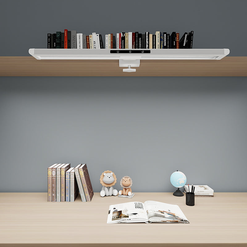 Mumpson J025 Clip-On LED Desk Lamp: Touch + Remote Control, 3 Adjustable Color Temperatures & Dimmable Lighting
