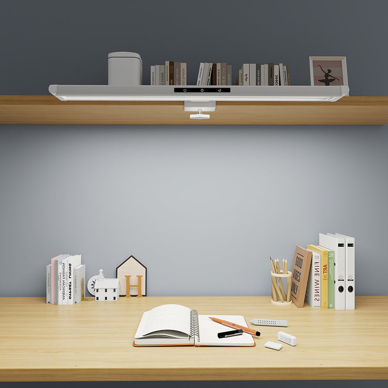Mumpson J025 Clip-On LED Desk Lamp: Touch + Remote Control, 3 Adjustable Color Temperatures & Dimmable Lighting