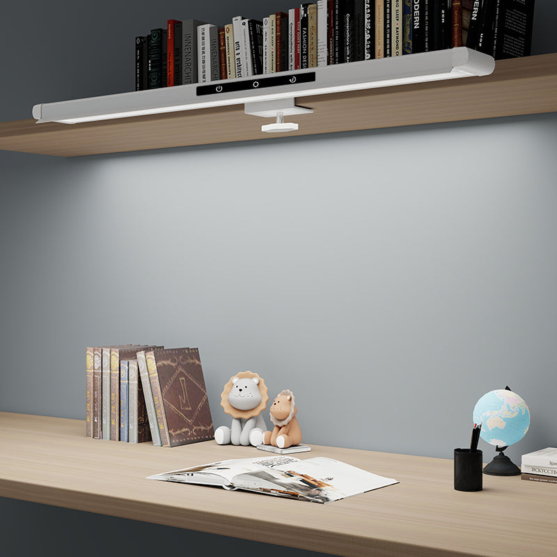 Mumpson J025 Clip-On LED Desk Lamp: Touch + Remote Control, 3 Adjustable Color Temperatures & Dimmable Lighting