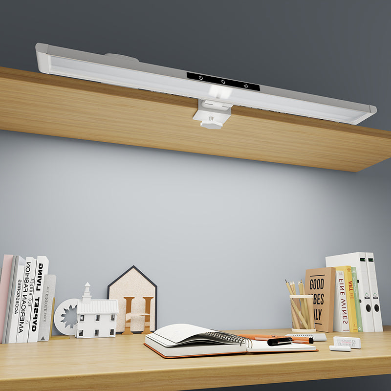 Mumpson J025 Clip-On LED Desk Lamp: Touch + Remote Control, 3 Adjustable Color Temperatures & Dimmable Lighting