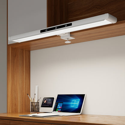 Mumpson J025 Clip-On LED Desk Lamp: Touch + Remote Control, 3 Adjustable Color Temperatures & Dimmable Lighting
